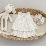【73-120cm】セットアップ ベビー レース 花柄 スウィート