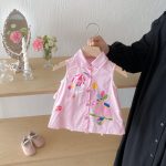 【73-100cm】ワンピース ベビー 蝶結び キャラクター - 画像 (5)