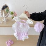 【73-100cm】水着 写真映え フリルデザイン 速乾素材 - 画像 (10)