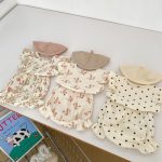 【66-100cm】セットアップ ベビー フリル袖トップス&レースショートパンツ - 画像 (3)