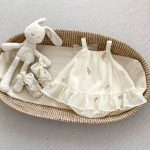 【66-90cm】キャミロンパースワンピース ベビー ガーリー 刺繍 花柄 - 画像 (3)