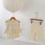 【73-110cm】セットアップ or パンツ ベビー 女の子 透かし編み - 画像 (5)