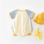 【66-90cm】ロンパース ベビー 半袖 可愛い ダックデザイン - 画像 (6)