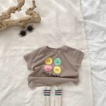 【73-120cm】半袖Tシャツ キッズ ロゴスマイル カジュアル - 画像 (5)