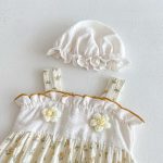 【66-90cm】キャミロンパース ベビー スウィート 小花柄 - 画像 (5)