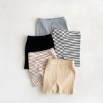【66-90cm】ショートパンツ ベビー リブカジュアル - 画像 (3)