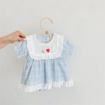 【66-90cm】ロンパースワンピース ベビー フリル付き ハート柄 - 画像 (18)
