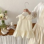 【73-100cm】ワンピース ベビー 女の子 スウィート ドット - 画像 (4)