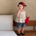 【73-120cm】キャミブラウス ベビー 女の子 ドット - 画像 (5)