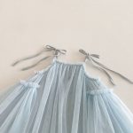 【73-100cm】ワンピース ベビー おしゃれ チュール ふんわり - 画像 (4)