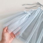 【73-100cm】ワンピース ベビー おしゃれ チュール ふんわり - 画像 (10)