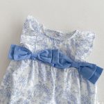 【66-90cm】ロンパース&帽子 ベビー 女の子 リボン お出かけに - 画像 (7)