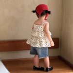 【73-120cm】キャミブラウス ベビー 女の子 ドット - 画像 (6)