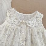 【73-120cm】セットアップ ベビー レース 花柄 スウィート - 画像 (7)