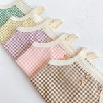 【66-90cm】キャミロンパース ベビー チェック 肌触り良い - 画像 (4)