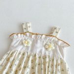 【66-90cm】キャミロンパース ベビー スウィート 小花柄 - 画像 (6)