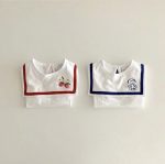 【66-90cm】ロンパース ベビー 可愛い 刺繍 セーラー - 画像 (7)