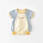 【66-90cm】ロンパース ベビー 半袖 可愛い ダックデザイン - 画像 (4)