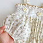 【66-90cm】キャミロンパース ベビー スウィート 小花柄 - 画像 (7)