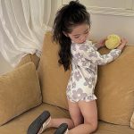 【80-130cm】水着 女の子 花柄 しっかりフィット - 画像 (6)
