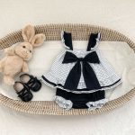 【73-110cm】セットアップ ベビー 女の子 チェック柄 リボン - 画像 (3)