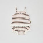 【66-100cm】セットアップ ベビー 女の子 キャミボーダー - 画像 (5)