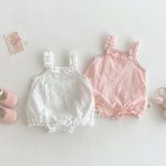 【66-90cm】ロンパース ベビー フリル キャミ おしゃれ - 画像 (5)