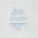 【66-100cm】セットアップ ベビー 女の子 キャミボーダー - 画像 (6)