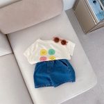 【73-120cm】半袖Tシャツ キッズ ロゴスマイル カジュアル - 画像 (8)