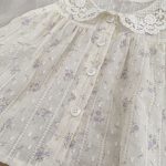 【73-120cm】セットアップ ベビー レース 花柄 スウィート - 画像 (8)