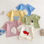 【73-120cm】半袖Tシャツ ベビー 男女兼用 可愛い カジュアル - 画像 (4)