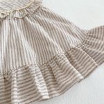 【66-130cm】ロンパース or ワンピース ベビー 女の子 ストライプ フリル - 画像 (18)
