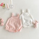 【66-90cm】ロンパース ベビー フリル キャミ おしゃれ - 画像 (6)