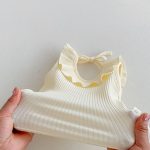 【66-90cm】セットアップ ベビー服 ノースリーブ フリル襟 トップス＆スカートパンツ - 画像 (7)