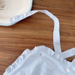 【73-100cm】サロペットロンパース&ブラウス ベビー いちご刺繍 スウィート - 画像 (11)