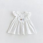【73-110cm】ワンピース 可愛い ドット クマ - 画像 (9)