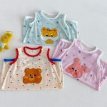 【66-90cm】カバーオール ベビー ドット カートゥーン - 画像 (4)