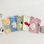 【73-120cm】半袖Tシャツ ベビー 男女兼用 可愛い カジュアル - 画像 (5)