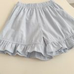 【73-120cm】セットアップ ベビー フリル ノースリープ ドット柄 - 画像 (6)
