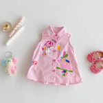 【73-100cm】ワンピース ベビー 蝶結び キャラクター - 画像 (2)