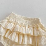 【66-90cm】セットアップ ベビー服 ノースリーブ フリル襟 トップス＆スカートパンツ - 画像 (9)