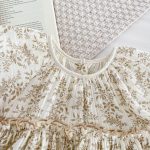 【66-90cm】ロンパース ベビー ガーリー 花柄 ナチュラル - 画像 (8)