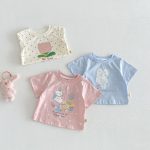 【80-150cm】Tシャツ 可愛い ドット 女の子 トップス - 画像 (14)