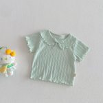 【80-120cm】Tシャツ パステルカラー 柔らか 女の子 トップス - 画像 (5)