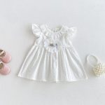 【73-110cm】ワンピース 可愛い ドット クマ - 画像 (6)