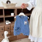 【66-90cm】オールインワン デニム ノースリーブ - 画像 (8)