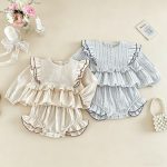 【66-90cm】セットアップ ベビー女の子 おしゃれ フリル - 画像 (2)