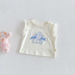 【73-120cm】タンクトップ 女の子 フリル袖 可愛い 子供服 - 画像 (5)