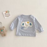 【73-120cm】Tシャツ 男の子ワッペン付き 可愛い トップス - 画像 (10)