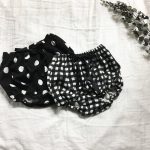 【66-100cm】Tシャツ or ショートパンツ ベビー 無地 ドット&チェック柄 - 画像 (7)